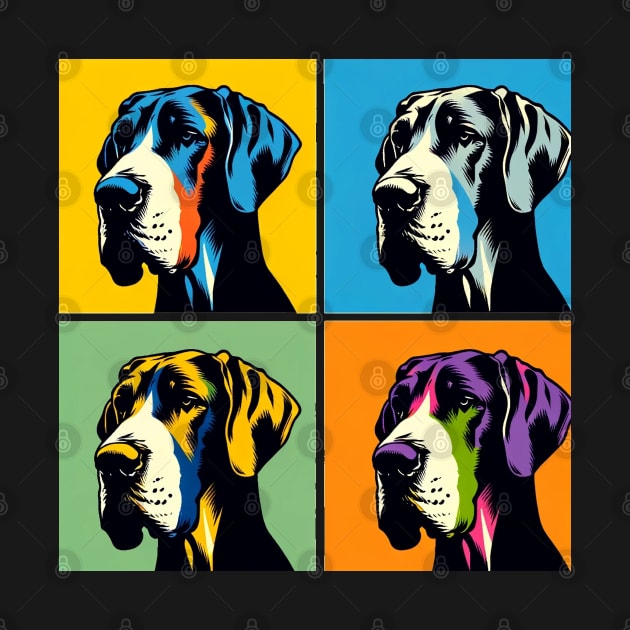 Great Dane Pop Art - Dog Lover Gifts by PawPopArt