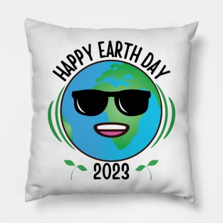 Happy Earth Day 2023 Funny Earth Day T-Shirt Pillow