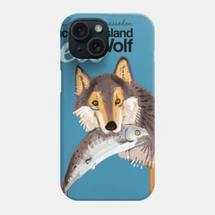 Totem Coastal wolf (Vancouver Wolf) Phone Case