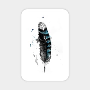 Jay Feather Print Magnet