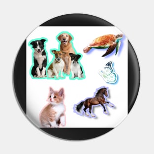 Animals Pin