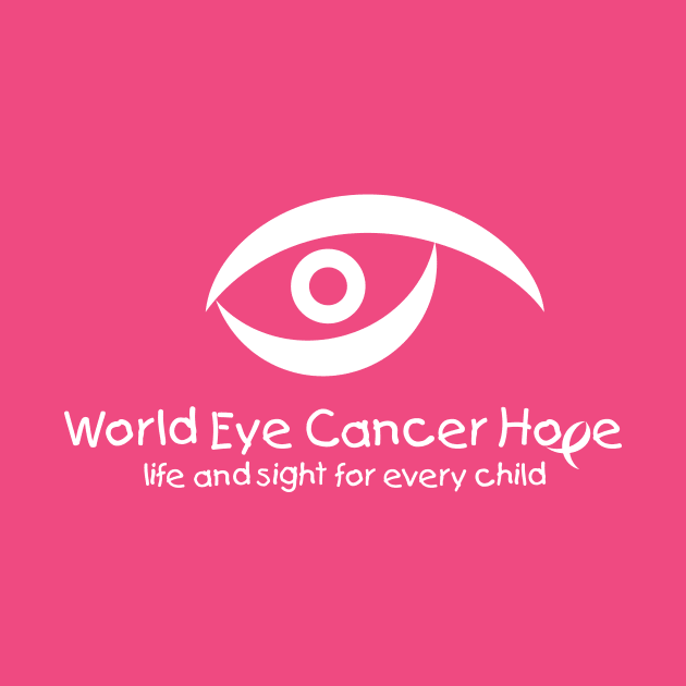 WE C Hope White Logo by World Eye Cancer Hope