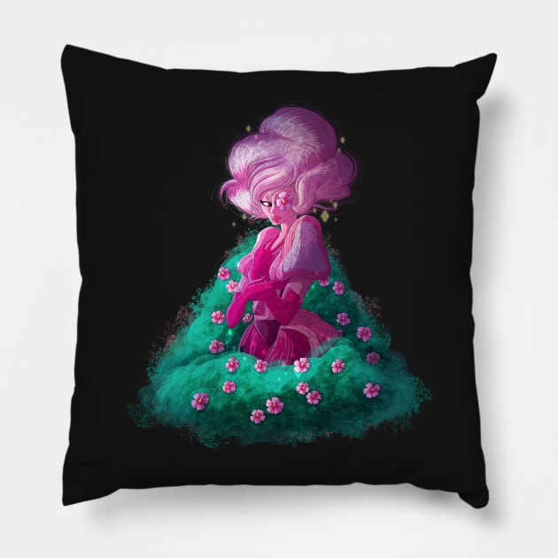 Pink Diamond Pillow by Bratzoid