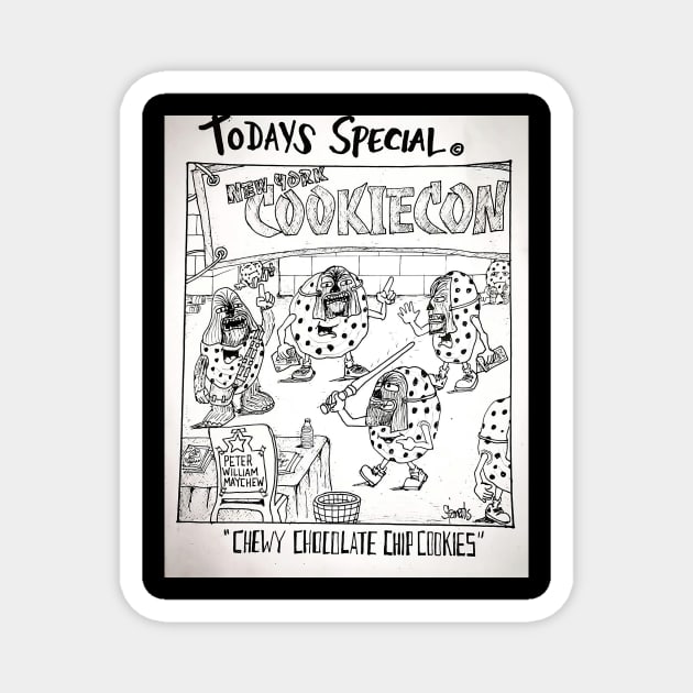 Chewy Chocolate Chip Cookies Magnet by Today's Special Comic 