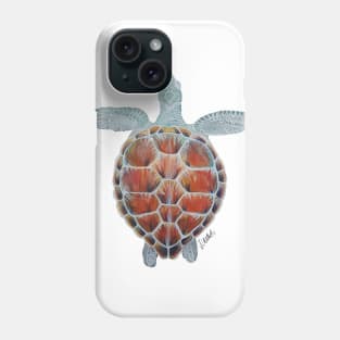 Watercolor Sea Turtle Phone Case