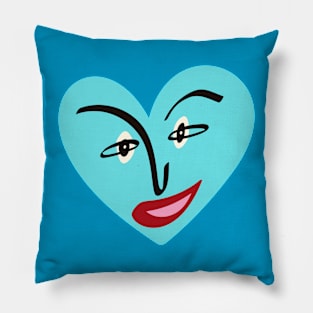 Heart face Pillow