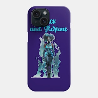 Black and Glorious woman black is magnificently beautiful Phone Case