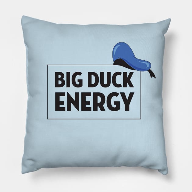 Big Duck Energy - Light Background Pillow by Heyday Threads