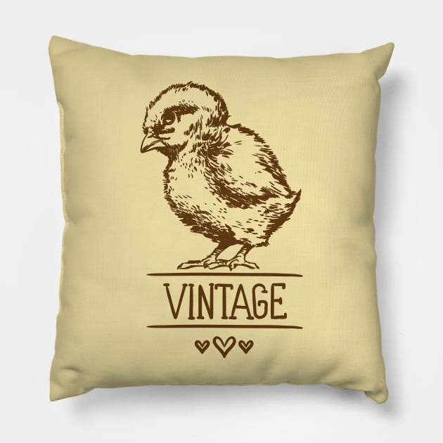 Just a human who loves chicken / animal lovers gift Pillow by Yurko_shop