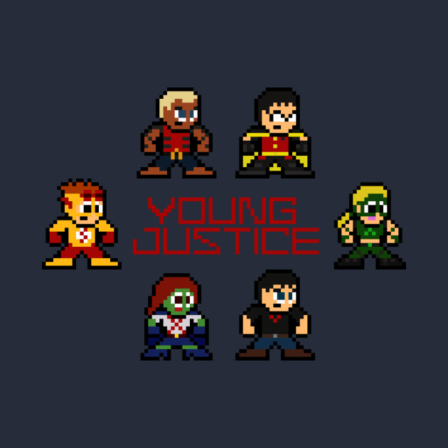 8-bit Young Justice by 8-BitHero