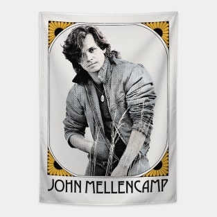 John Mellencamp --- 80s Retro Aesthetic Tapestry