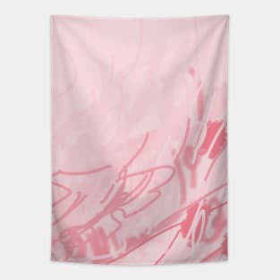 Pink waves Tapestry