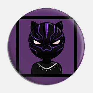 Black Panther Funko Pop Style Pin