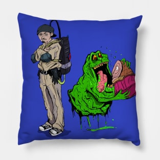 Me and Slimer Pillow