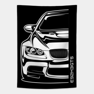 E92 M3 GTS (White Print) Tapestry