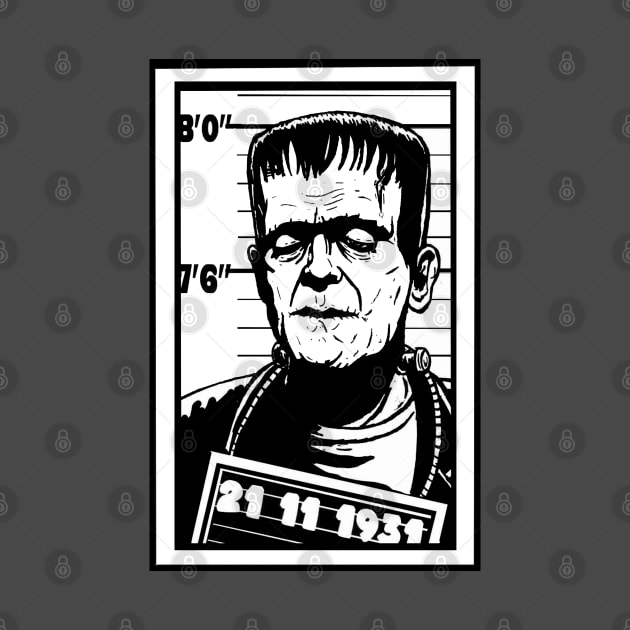 Frankenstein Mugshot by Undeadredneck