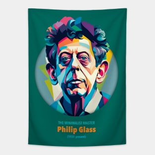 Philip Glass WPAP Tapestry