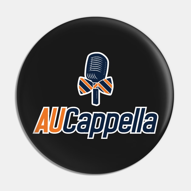 AU Cappella Full Logo Pin by aucappella