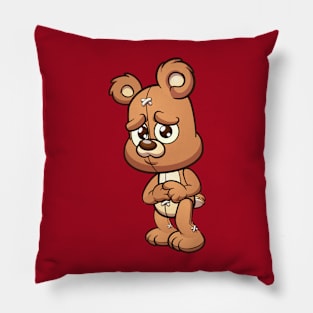 Shy Teddy Bear Pillow