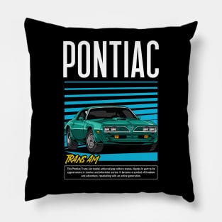 Classic Trans Am Car Pillow