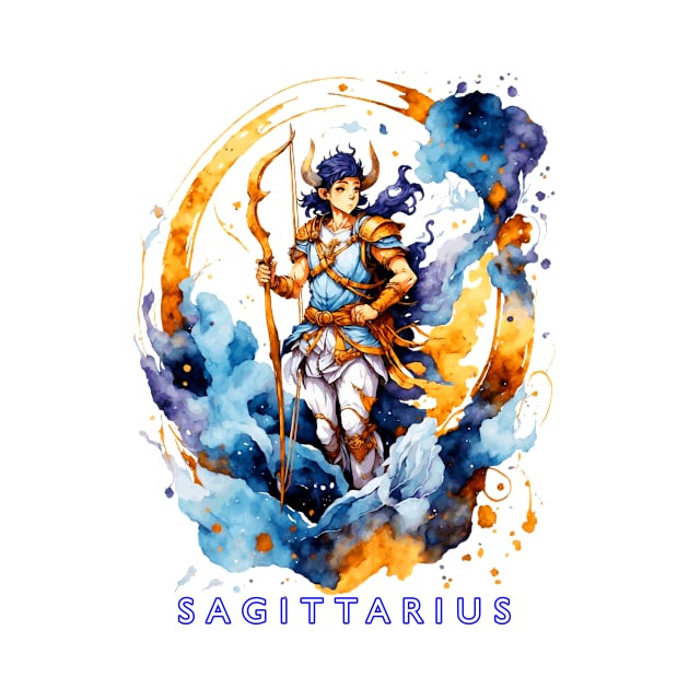 Zodiac sign Sagittarius T-shirt by Emotiondesign