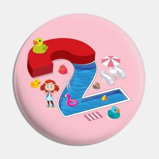 I am two years old toddler girl Pin