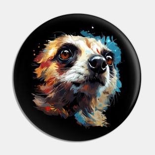 Patriotic Meerkat Pin