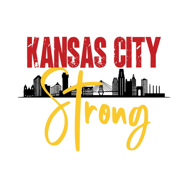 Kansas City Strong Skyline by Ashviirn