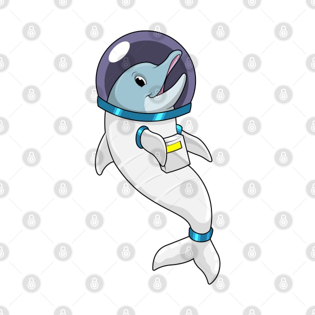 Dolphin as Astronaut in Costume by Markus Schnabel