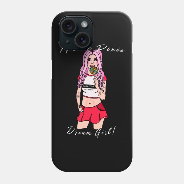 MANIC PIXIE DREAM GIRL by Diane Maclaine Phone Case by By Diane Maclaine