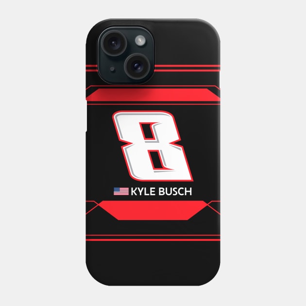 Kyle Busch #8 2023 NASCAR Design Phone Case by AR Designs 