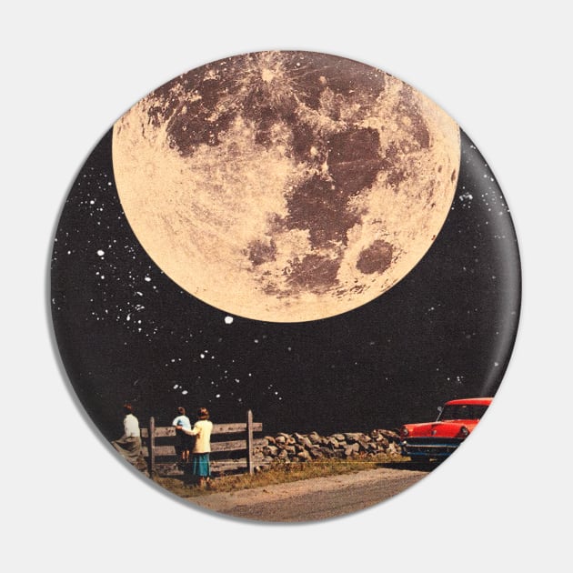On the Edge of the World Pin by linearcollages