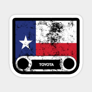 FJ40 Bezel with Texas Flag Magnet