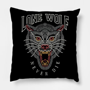 Lone Wolf Pillow