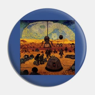 Starry Night in Mos Eisley Tatooine Pin