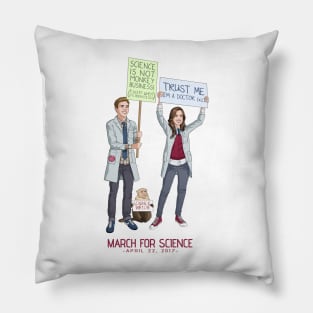 Fitzsimmons - Science March (With Title) Pillow