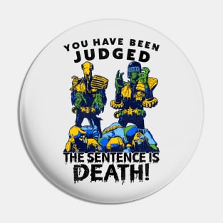 Judge Death 1983 Pin