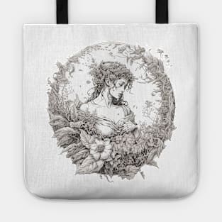 Venus with flowers Tote