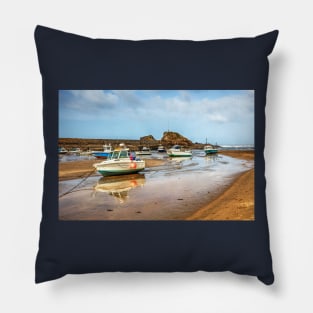 Bude Boats, Waiting For The Tide Pillow