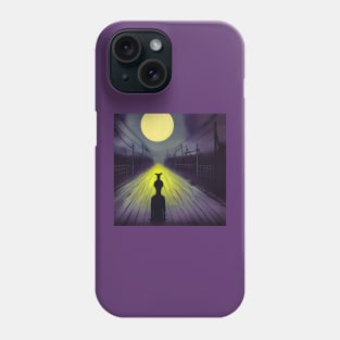 Watching the Full Moon Rise Phone Case