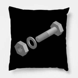 Nut, Washer, Bolt. Pillow