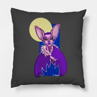 Midnight Vampire Bat Creature Pillow