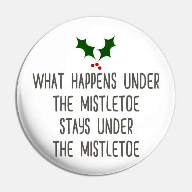 What Happens Under the Mistletoe Pin by MelissaJoyCreative