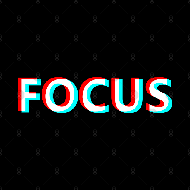 Focus Motivational Optical Illusion by az_Designs