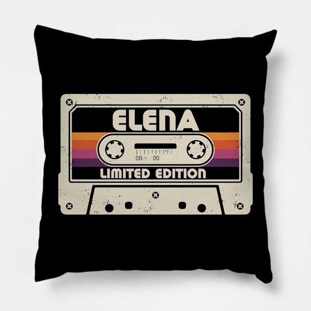 Elena Name Limited Edition Pillow by Saulene