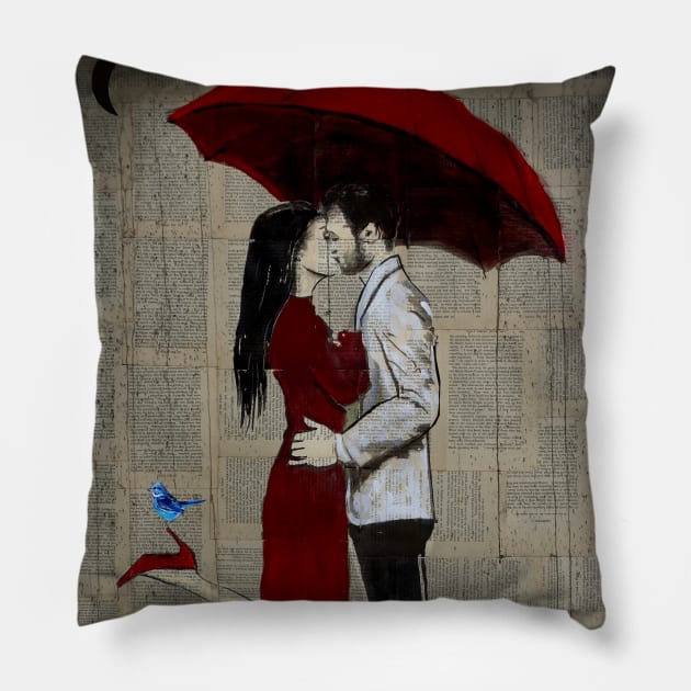 Little bits Pillow by Loui Jover 