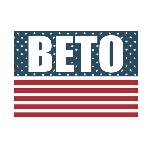 Beto 2020 Election American Flag by epiclovedesigns