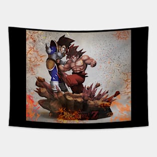 Goku vs vegeta Tapestry