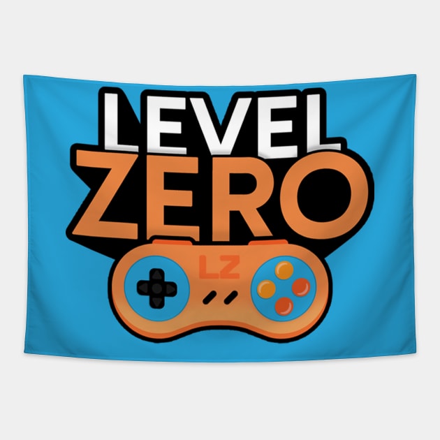 Level Zero Logo - Large Logo Tapestry by Level Zero