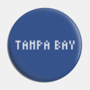 Pixel Hockey City Tampa Bay 2017 w Stylized Border Pin